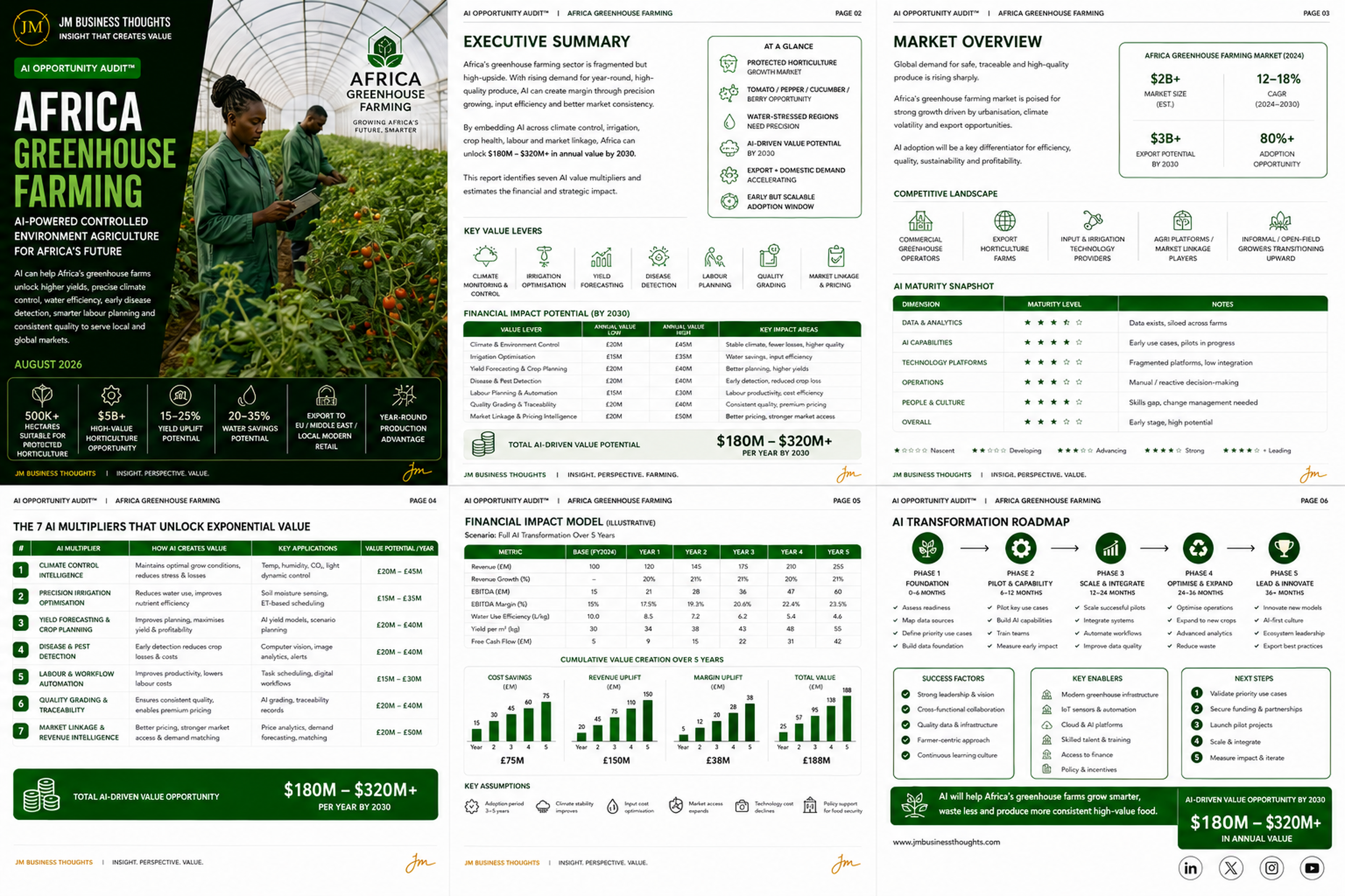 Africa Greenhouse Farming: AI-Powered Controlled Environment Agriculture. full strategic breakdown