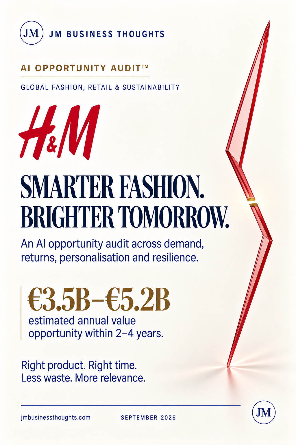 H&M — Smarter Fashion. Brighter Tomorrow. — audit cover