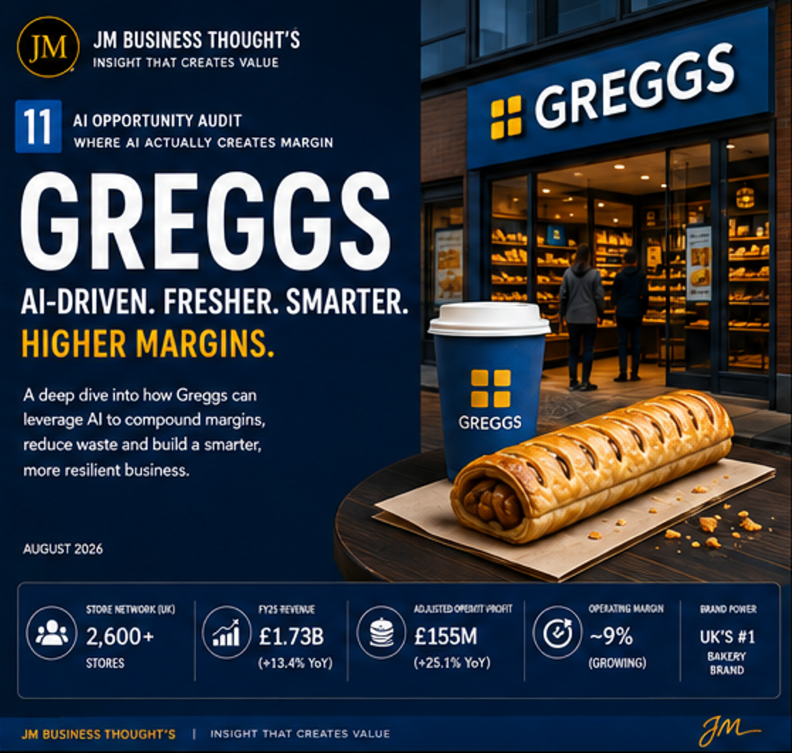 Greggs: AI-Driven. Fresher. Smarter. Higher Margins. — audit cover