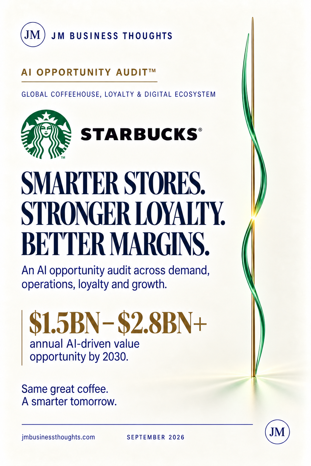Starbucks — Smarter Stores. Stronger Loyalty. Better Margins. — audit cover